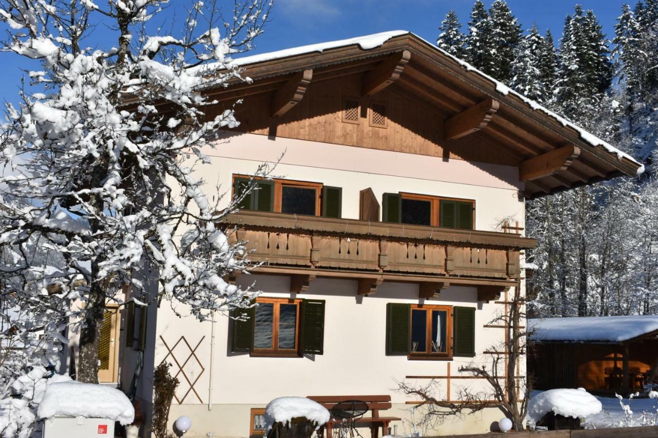 Ferienhaus am Gebraweg in Fieberbrunn in Tirol - Saalbach, Leogang, Hochfilzen, Kitzbühel Exterior foto
